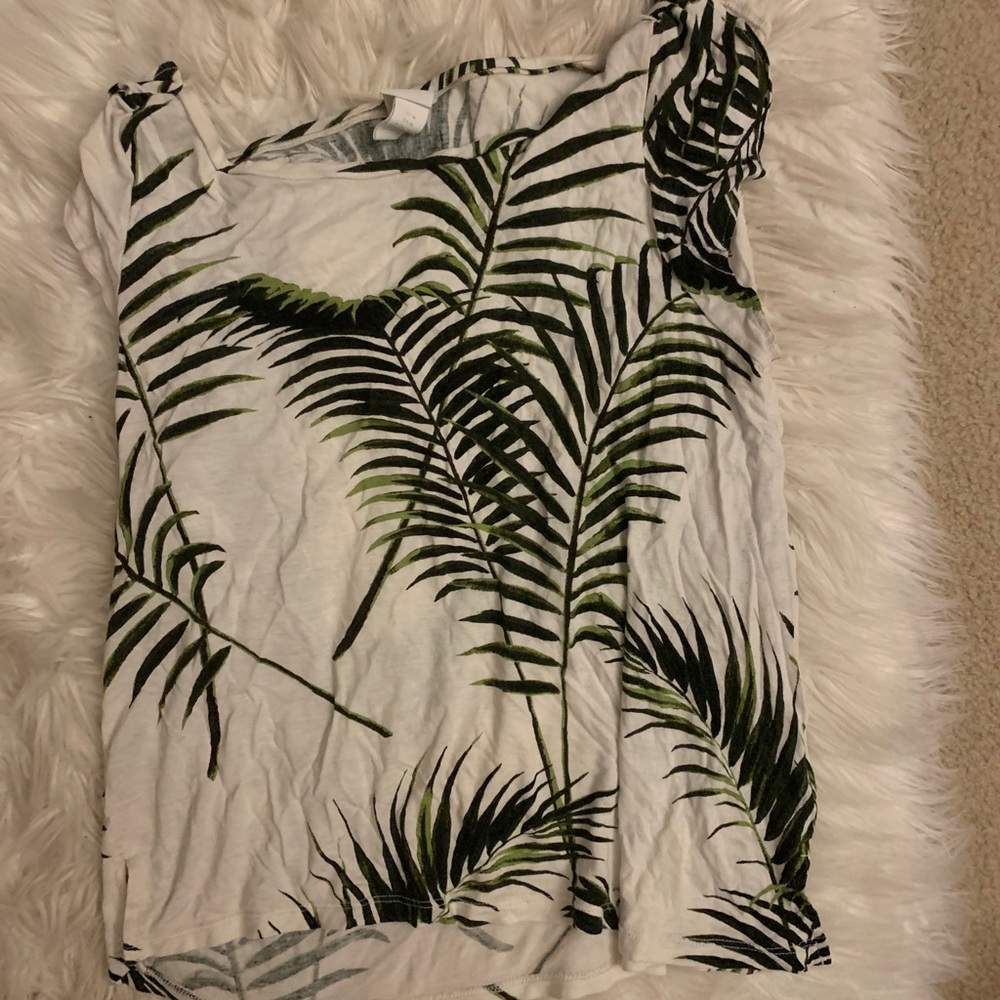 Short sleeve tropical fashion tank tshirt